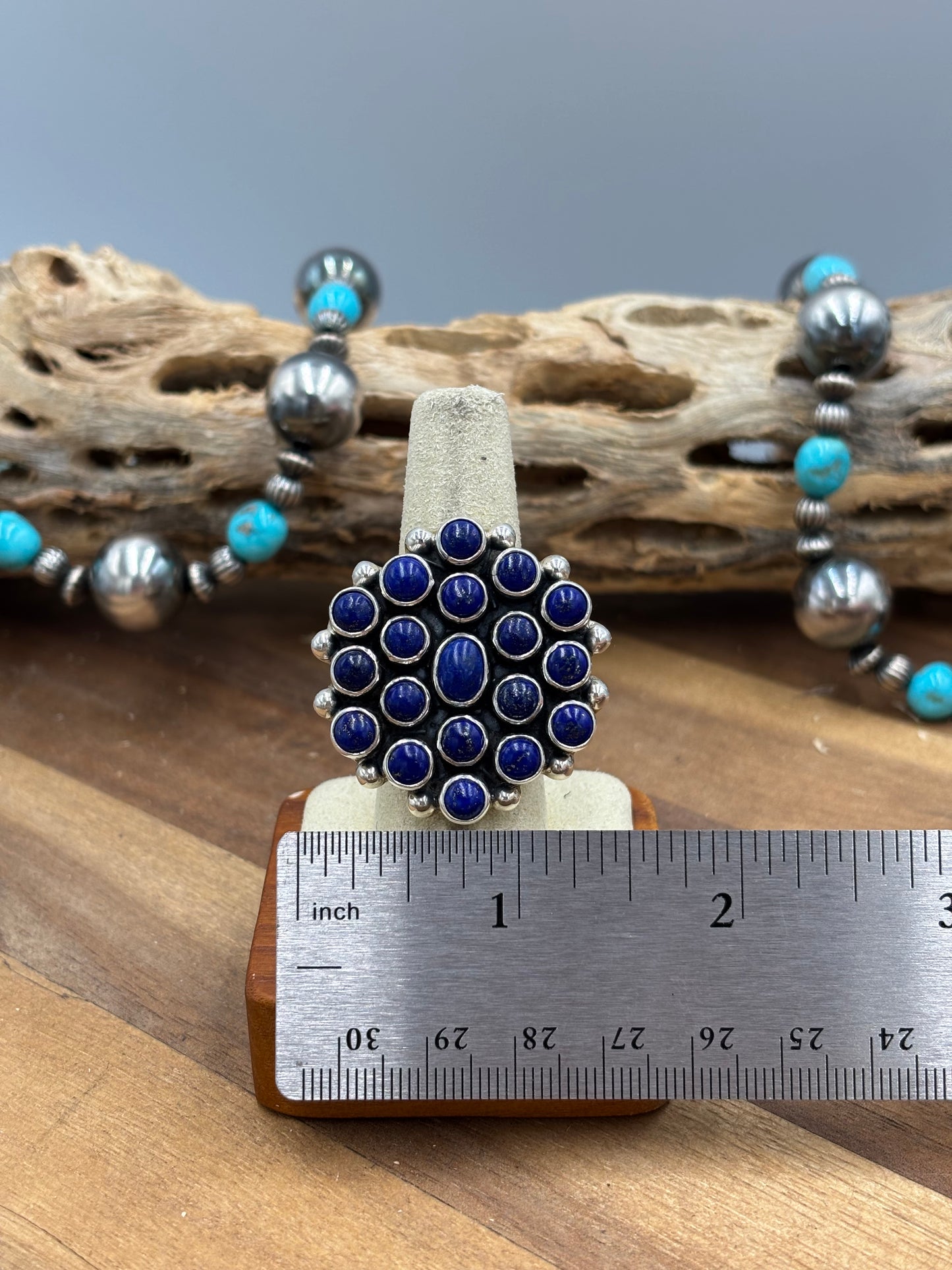 Lapis Adjustable Ring #1 by Federico Jimenez