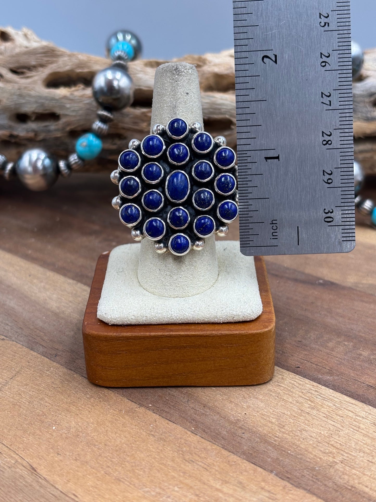 Lapis Adjustable Ring #1 by Federico Jimenez