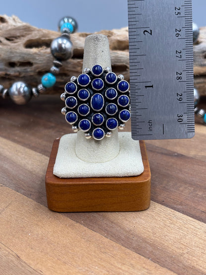 Lapis Adjustable Ring #1 by Federico Jimenez