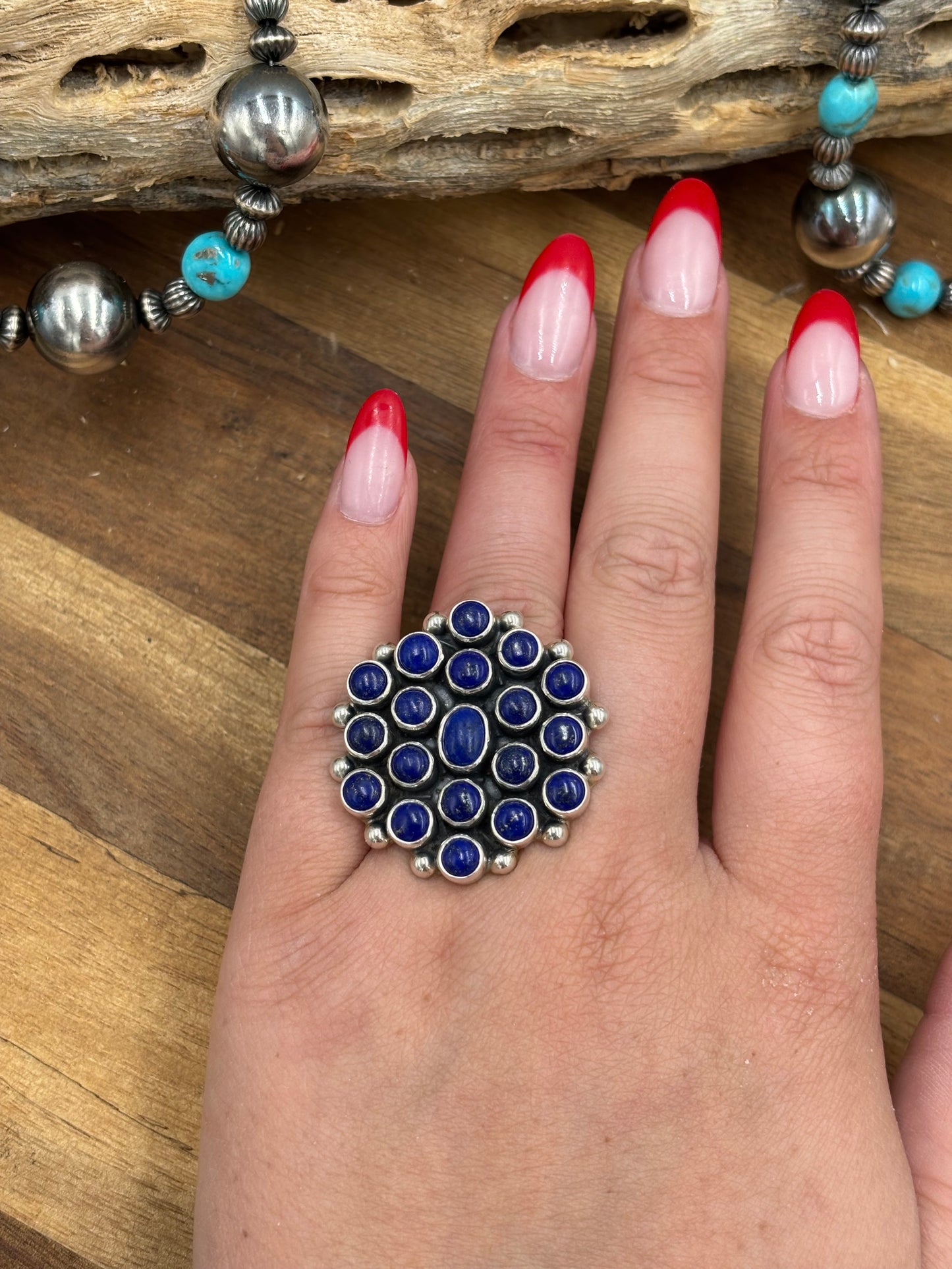 Lapis Adjustable Ring #1 by Federico Jimenez