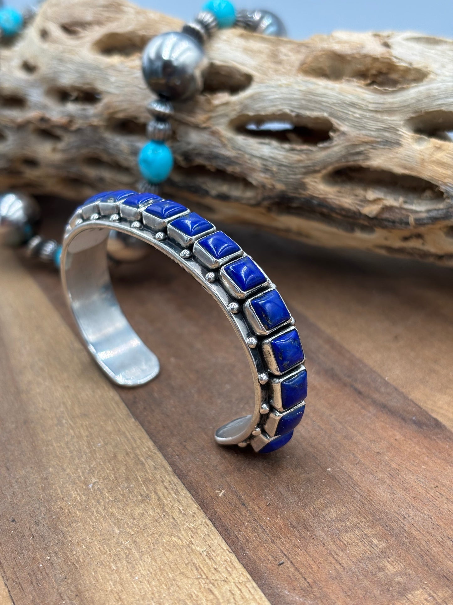 Lapis Cuff by Federico Jimenez