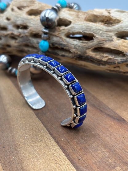 Lapis Cuff by Federico Jimenez