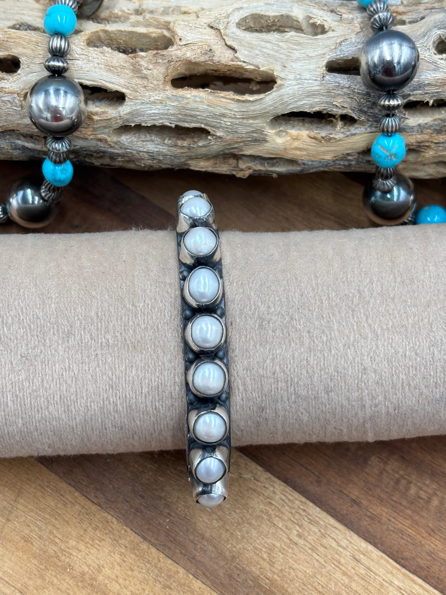 Pearl Cuff by Federico Jimenez