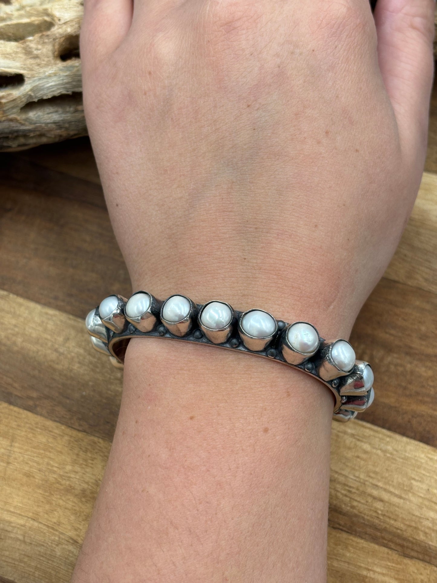 Pearl Cuff by Federico Jimenez
