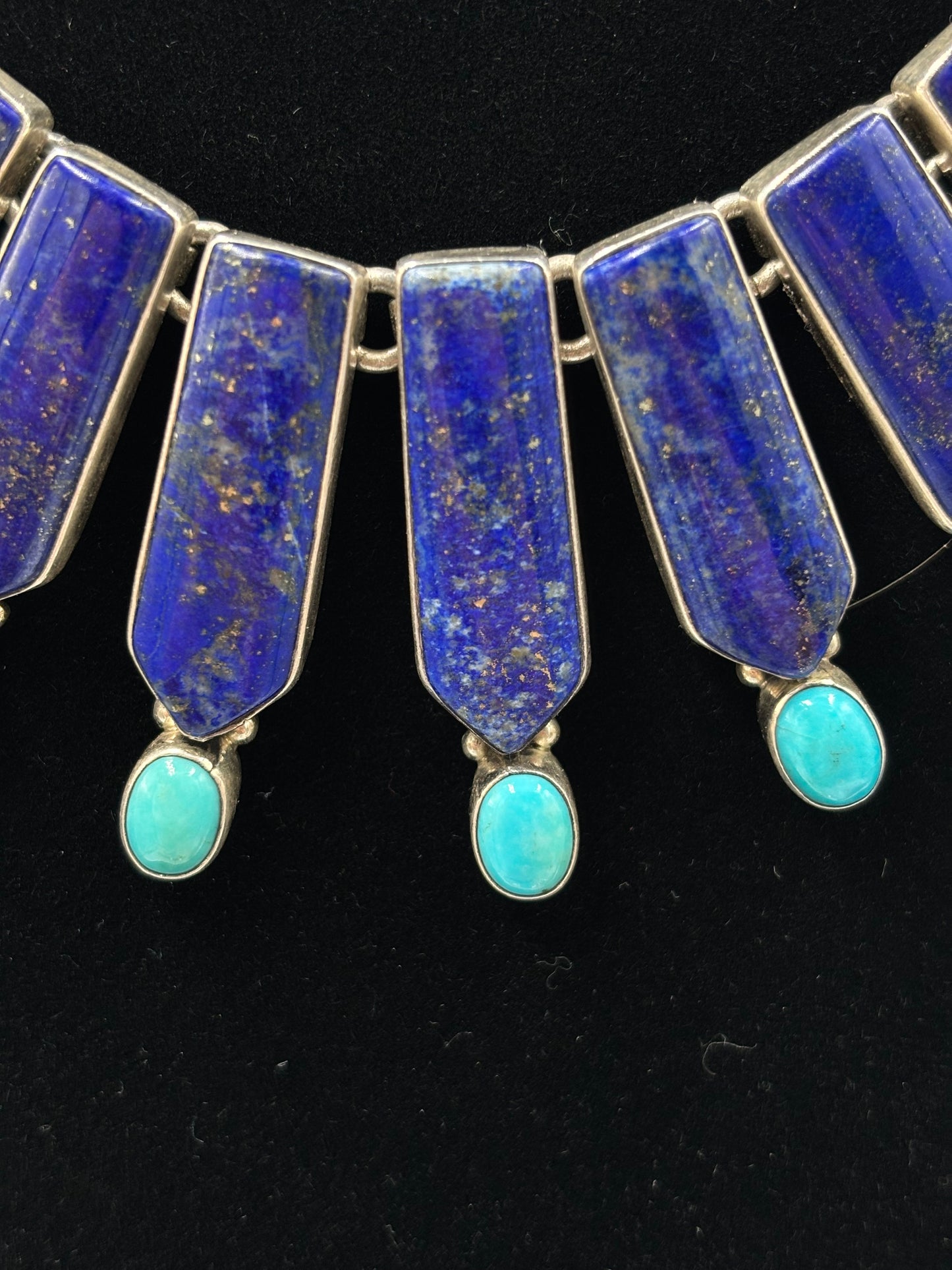 Lapis & Turquoise Necklace by Federico Jimenez
