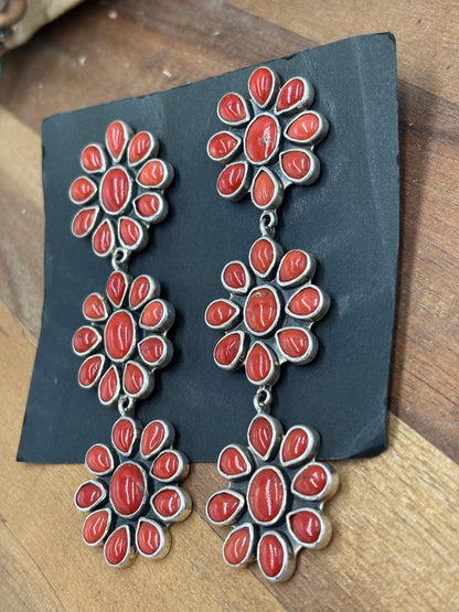 Coral Earrings #C2-3 by Federico Jimenez