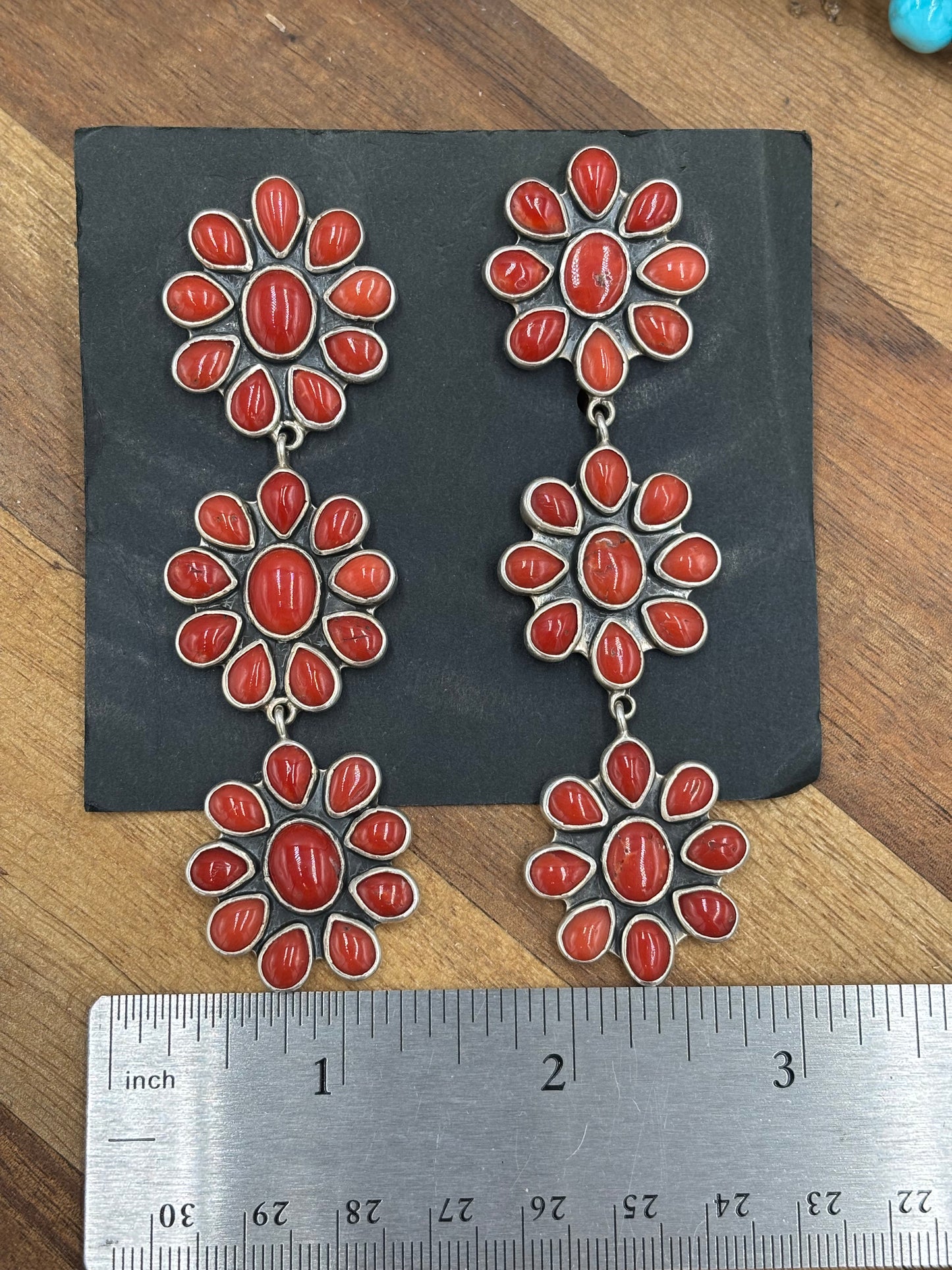 Coral Earrings #C2-3 by Federico Jimenez