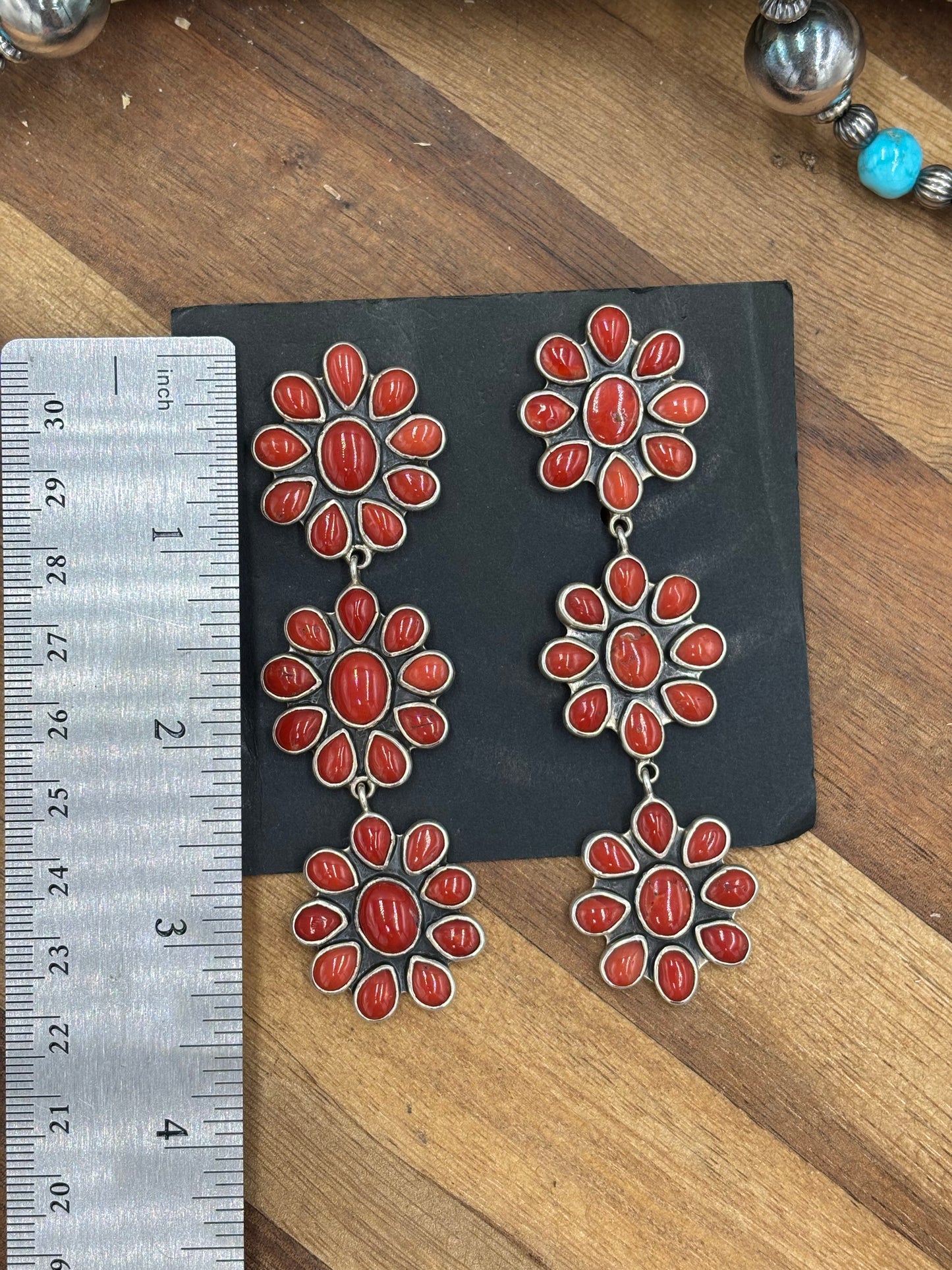 Coral Earrings #C2-3 by Federico Jimenez
