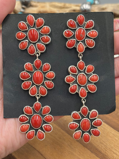 Coral Earrings #C2-3 by Federico Jimenez