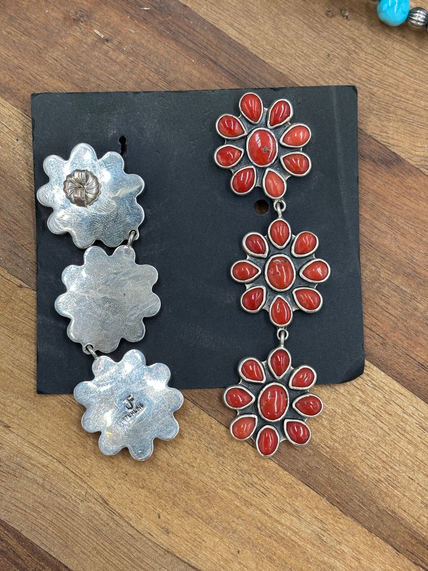 Coral Earrings #C2-3 by Federico Jimenez