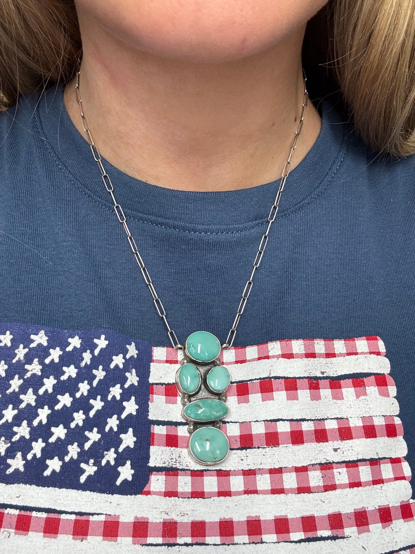Turquoise Necklace #3 by Ella Peters
