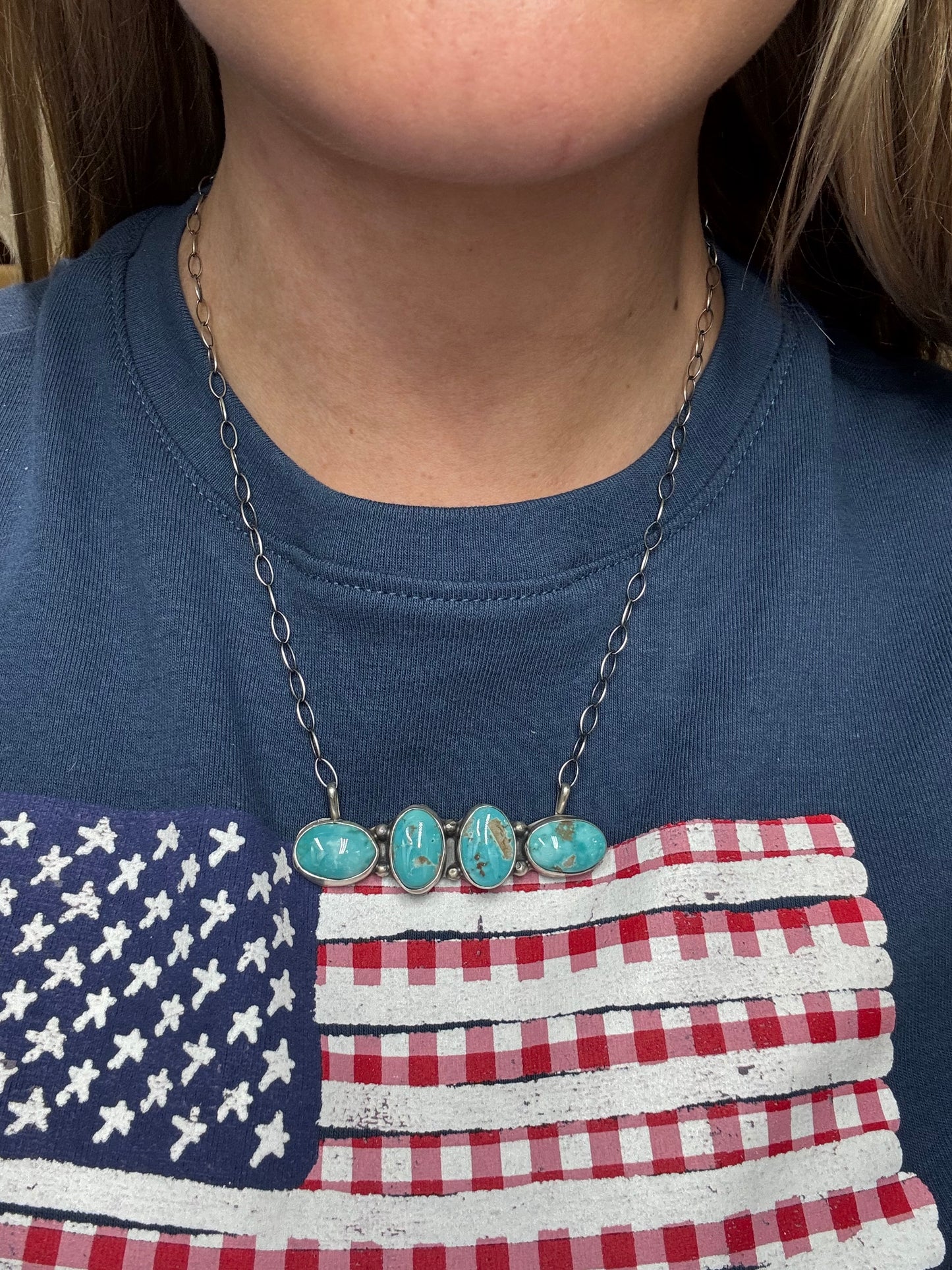 Turquoise Necklace #2 by Ella Peters