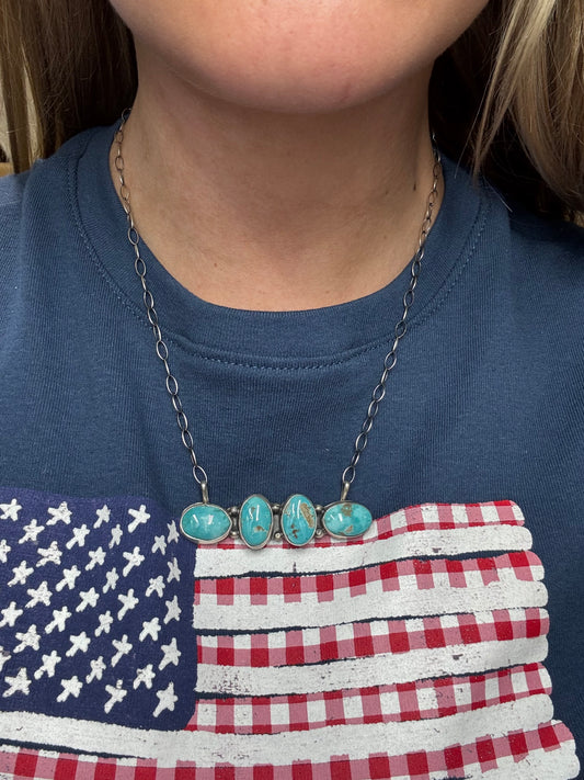 Turquoise Necklace #2 by Ella Peters