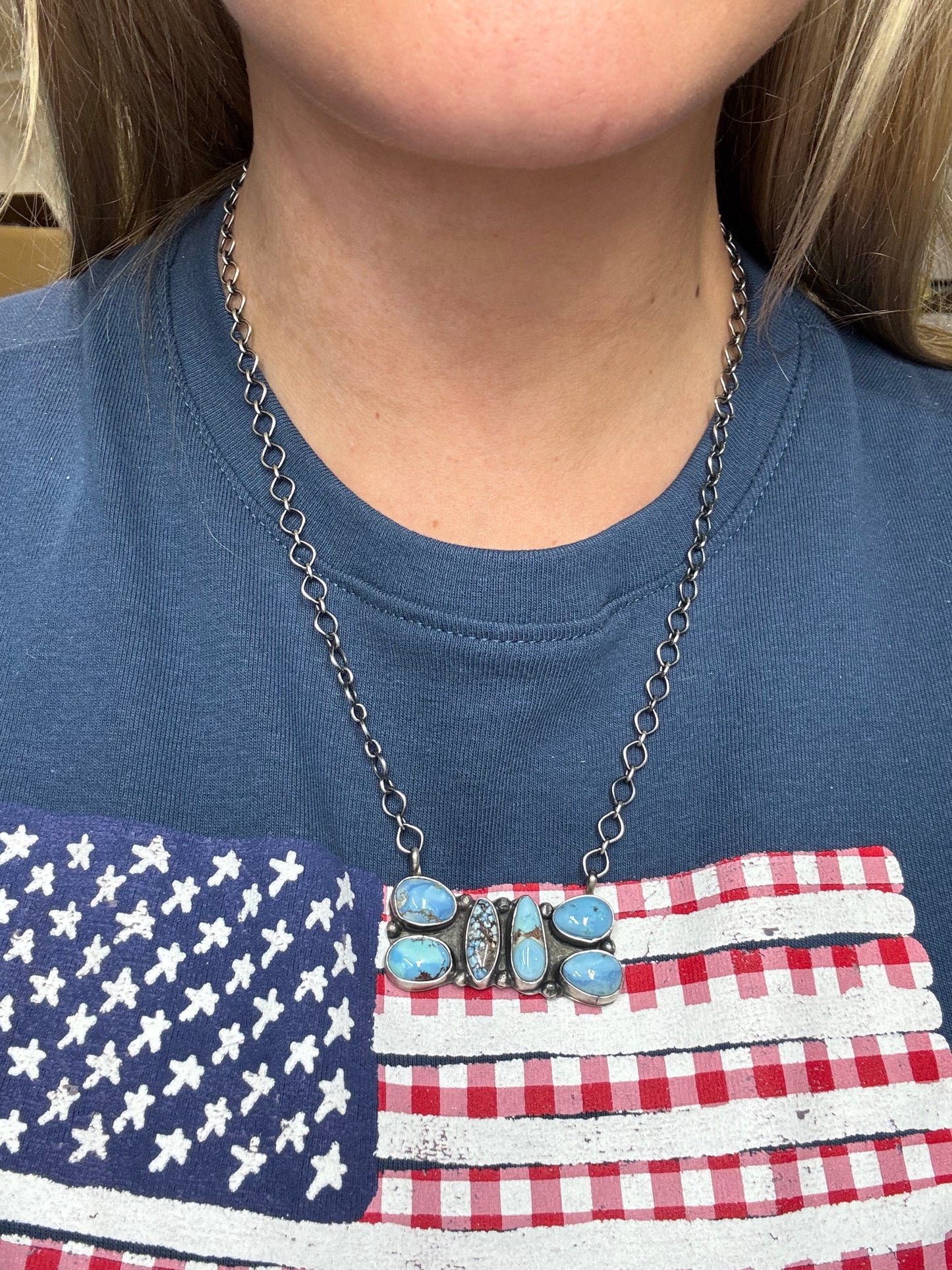 Golden Hills Necklace #1 by Ella Peters