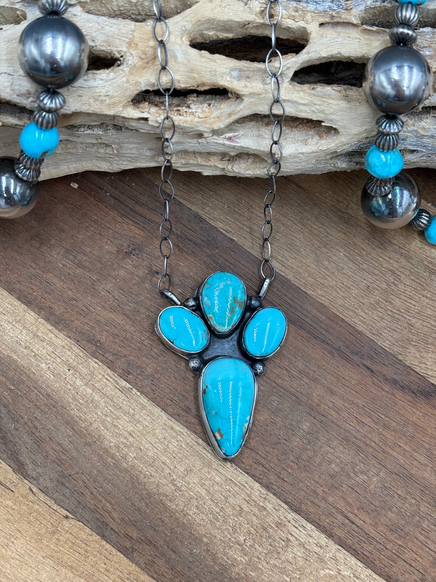 Turquoise Necklace #1 by Ella Peters