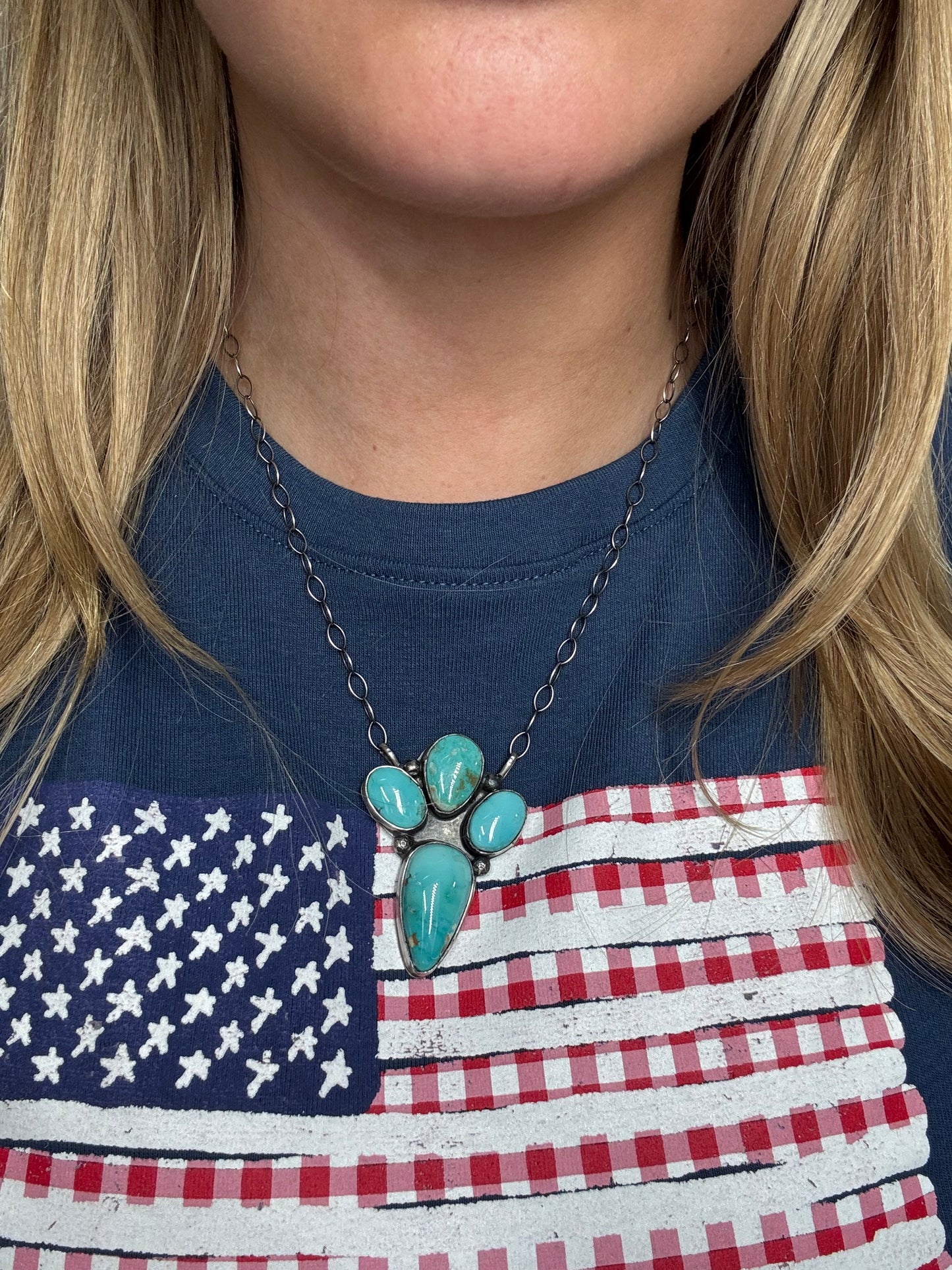 Turquoise Necklace #1 by Ella Peters