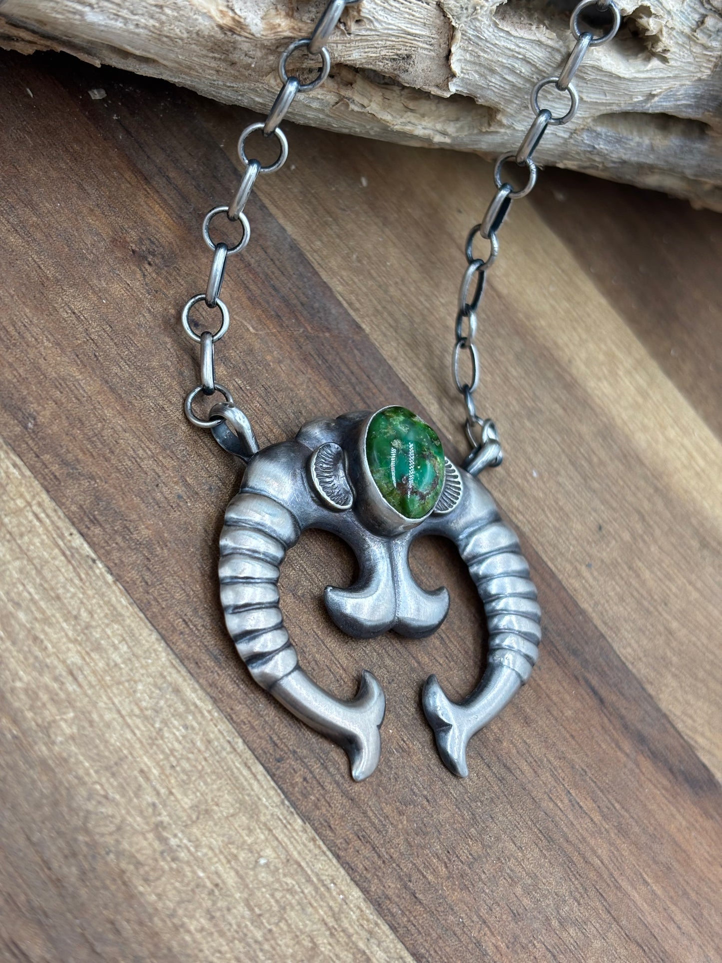 Sonoran Gold Turquoise #2 Naja Necklace