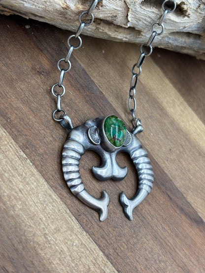 Sonoran Gold Turquoise #2 Naja Necklace