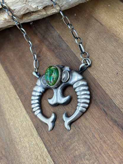 Sonoran Gold Turquoise #2 Naja Necklace
