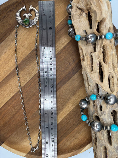 Sonoran Gold Turquoise #2 Naja Necklace
