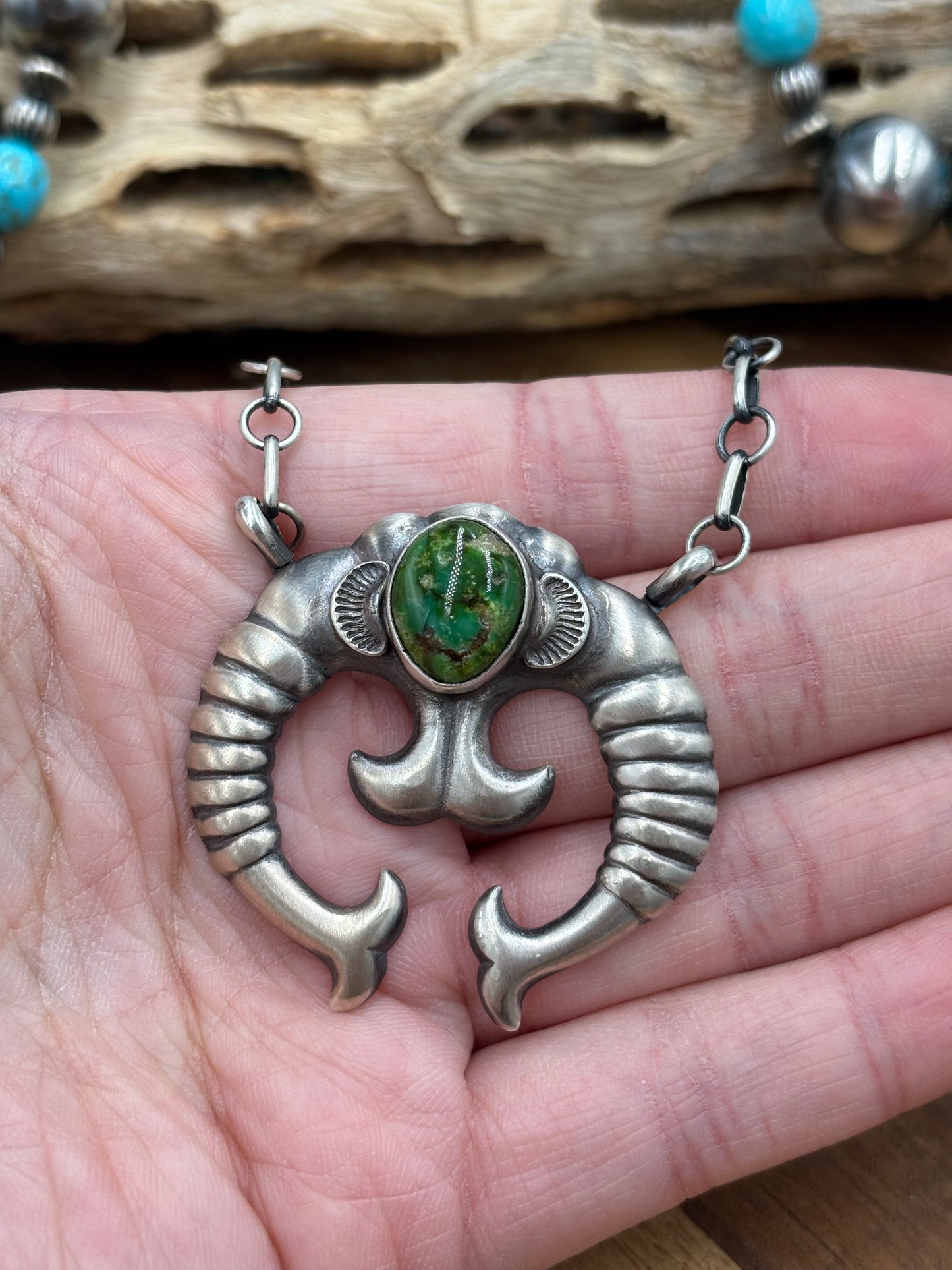 Sonoran Gold Turquoise #2 Naja Necklace