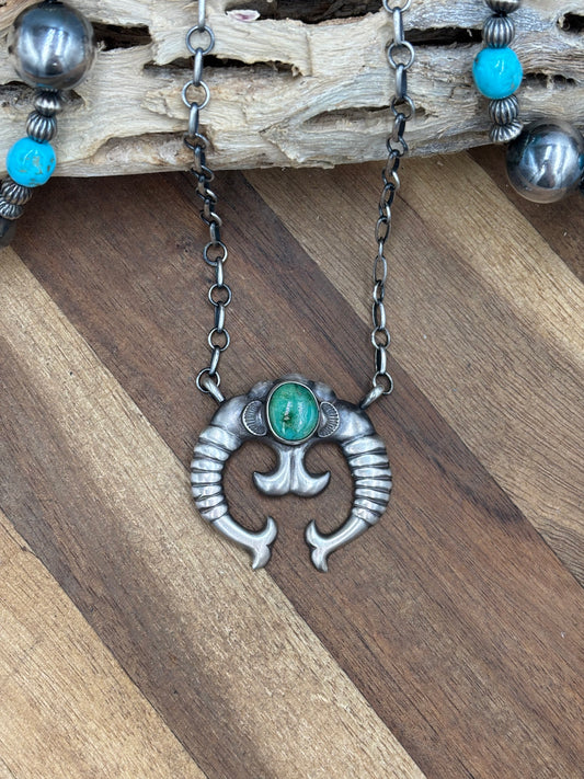 Sonoran Gold Turquoise #1 Naja Necklace