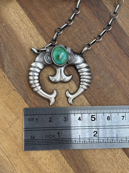 Sonoran Gold Turquoise #1 Naja Necklace