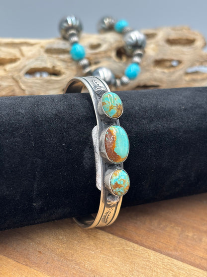 Kingman Cuff #1 by Donovan Skeet, Navajo