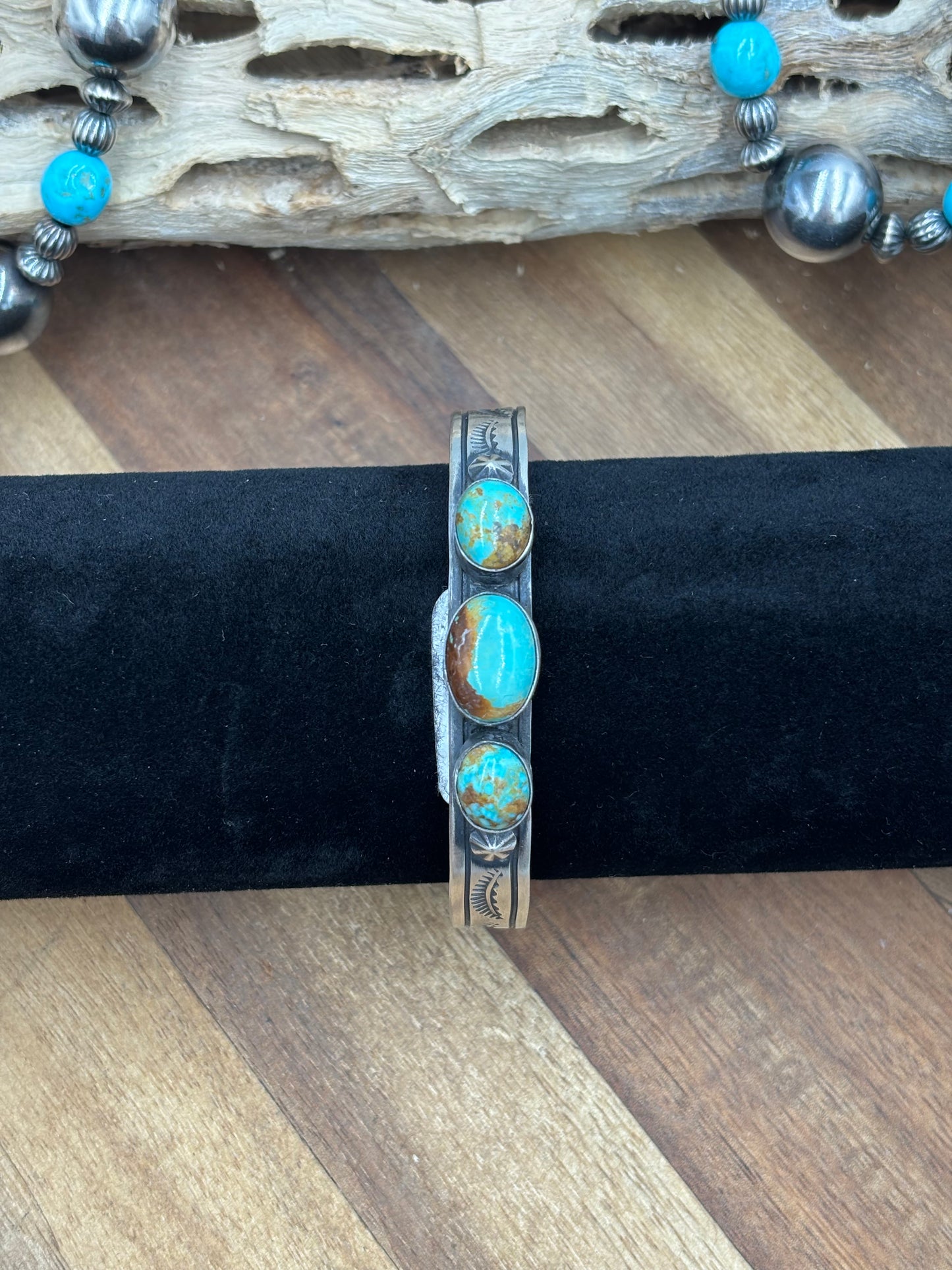 Kingman Cuff #1 by Donovan Skeet, Navajo