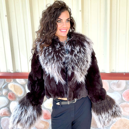 The Feral Fringe Lamb and Rabbit Fur