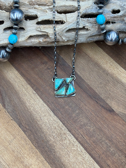 Turquoise Necklace #4 by Jude Candeleria, Zuni