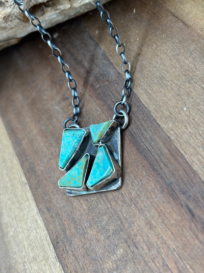 Turquoise Necklace #4 by Jude Candeleria, Zuni
