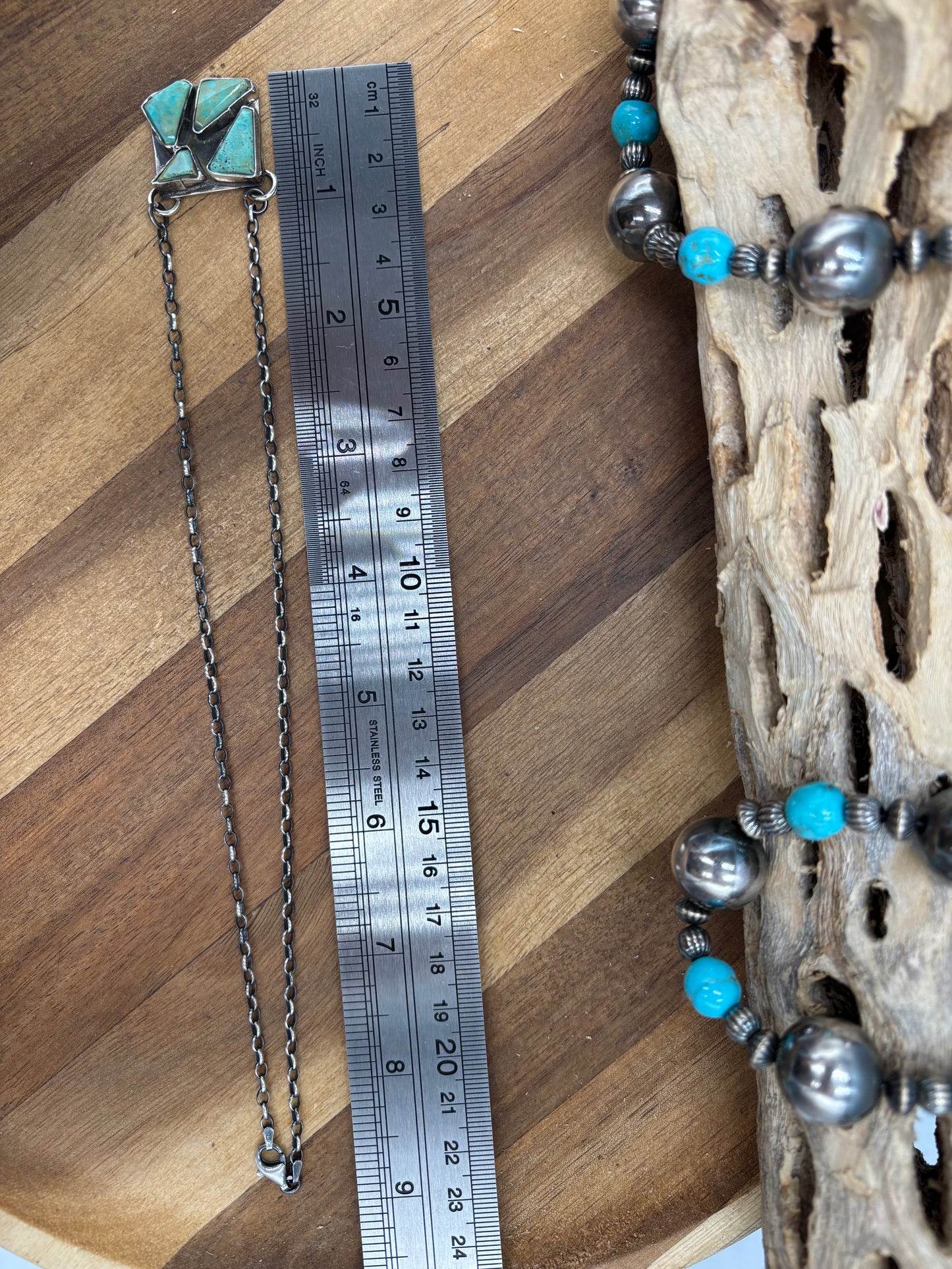 Turquoise Necklace #4 by Jude Candeleria, Zuni