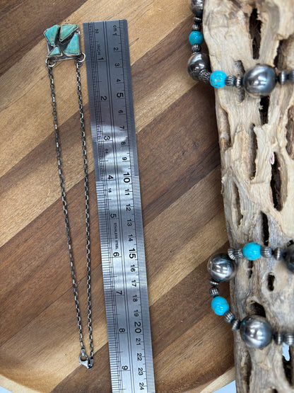 Turquoise Necklace #4 by Jude Candeleria, Zuni
