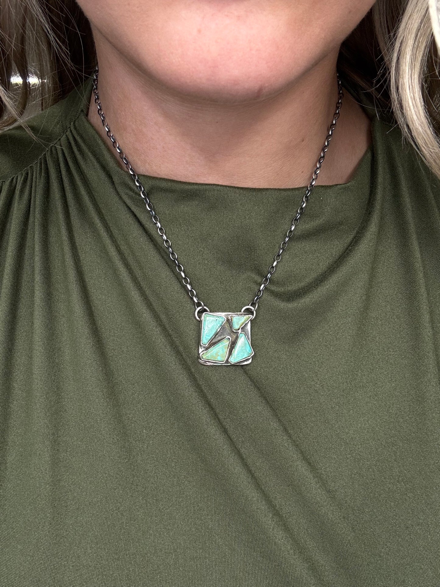 Turquoise Necklace #4 by Jude Candeleria, Zuni