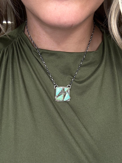 Turquoise Necklace #4 by Jude Candeleria, Zuni
