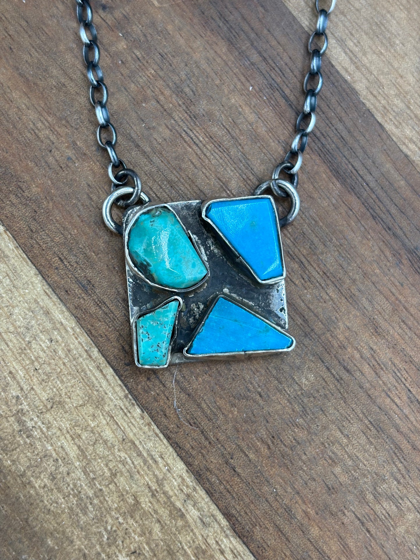 Turquoise Necklace #3 by Jude Candeleria, Zuni