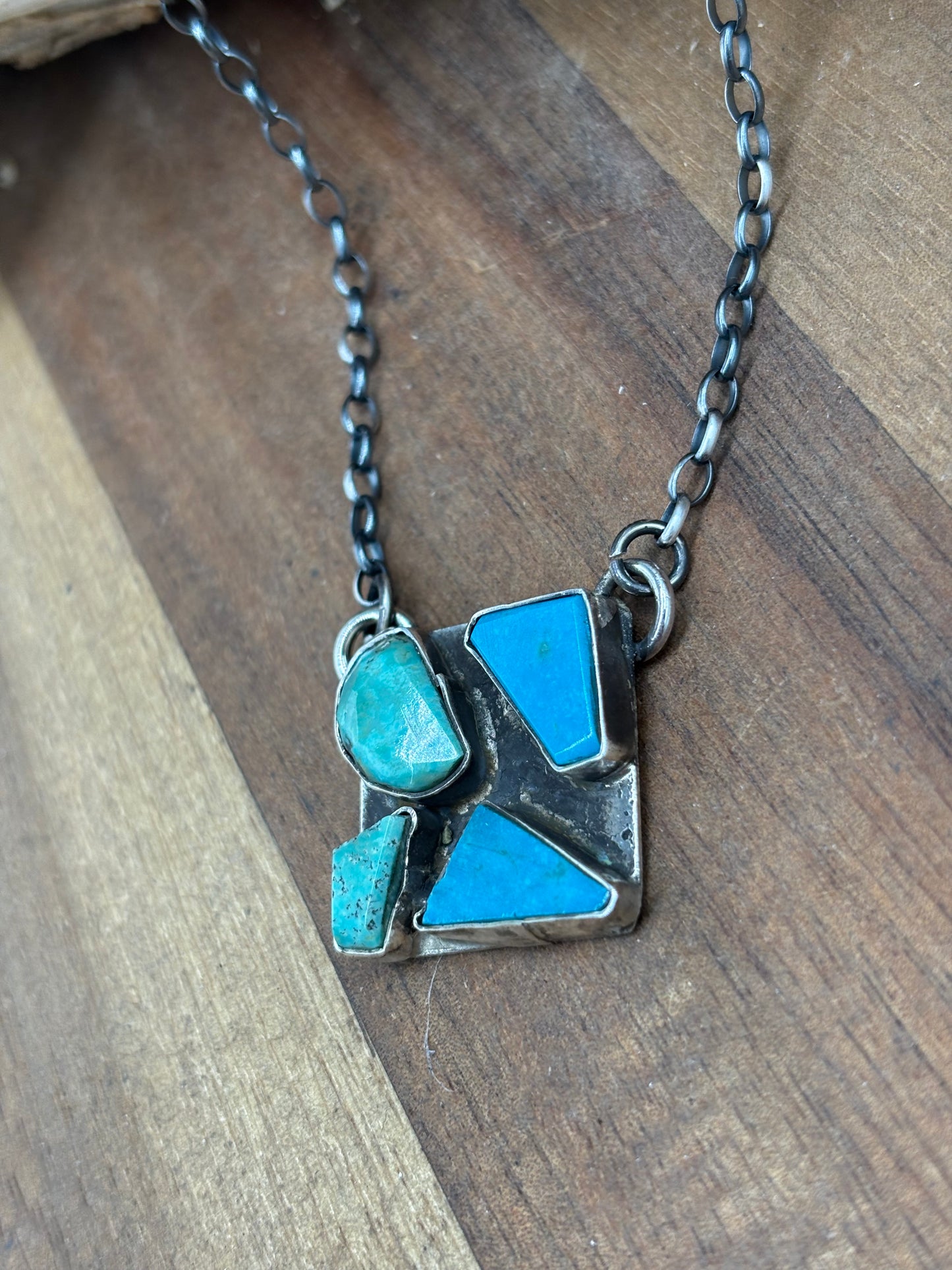 Turquoise Necklace #3 by Jude Candeleria, Zuni