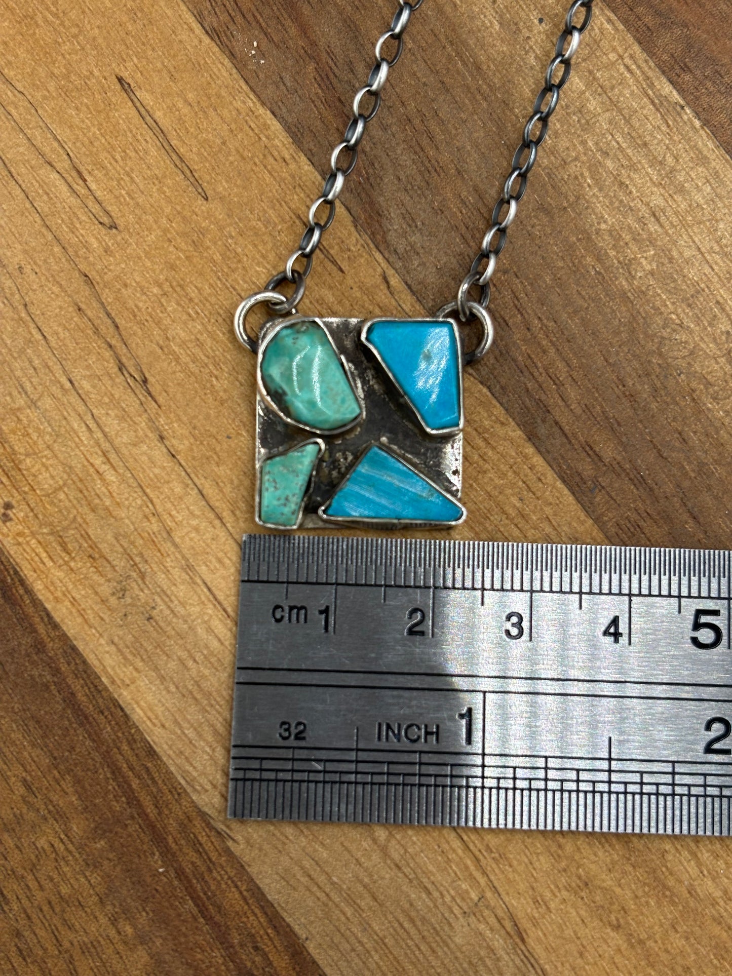 Turquoise Necklace #3 by Jude Candeleria, Zuni