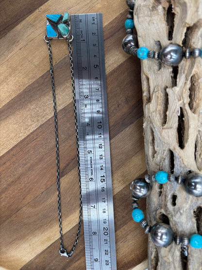 Turquoise Necklace #3 by Jude Candeleria, Zuni