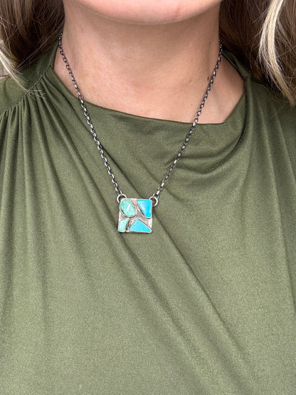 Turquoise Necklace #3 by Jude Candeleria, Zuni
