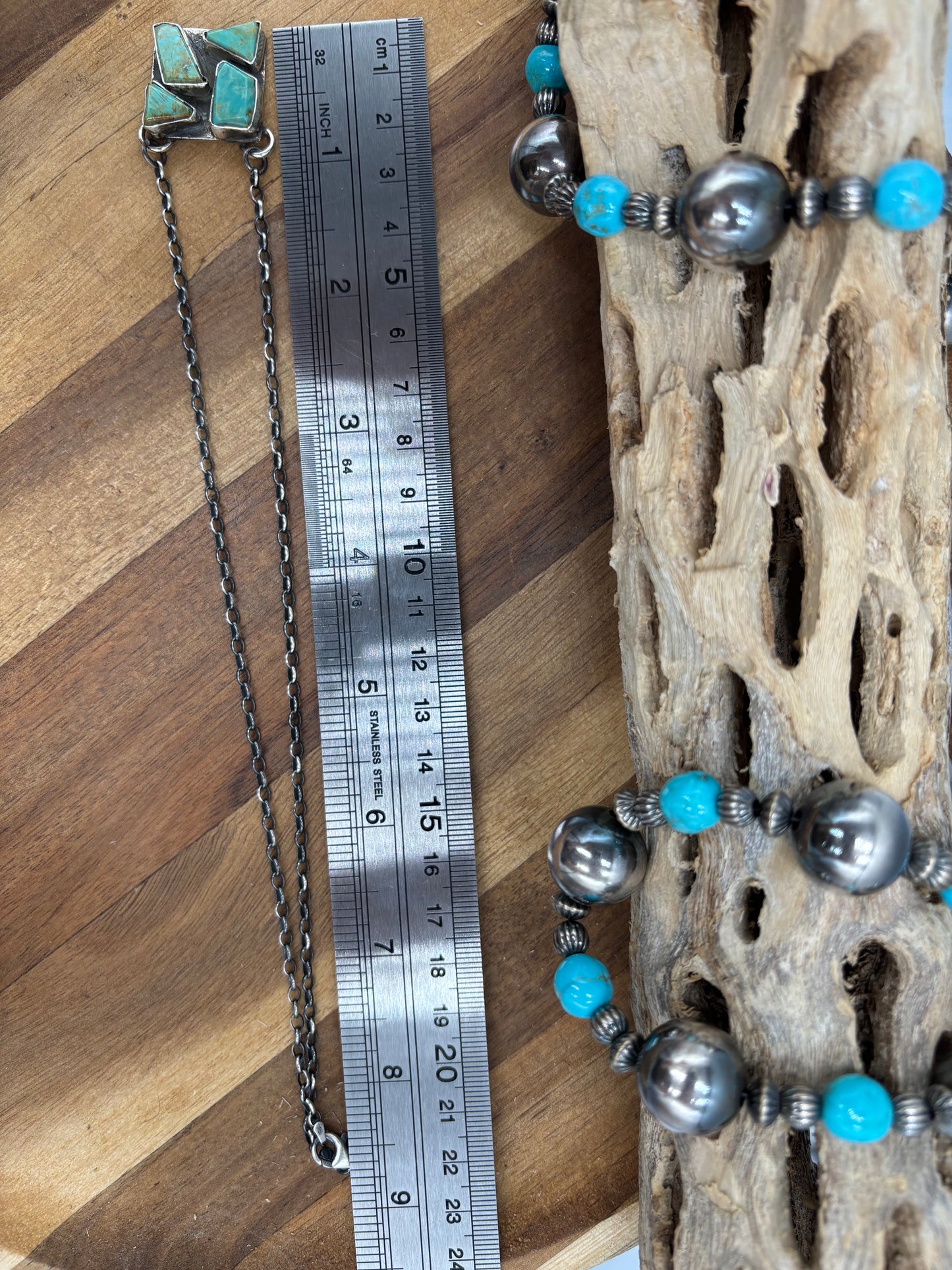 Turquoise Necklace #2 by Jude Candeleria, Zuni