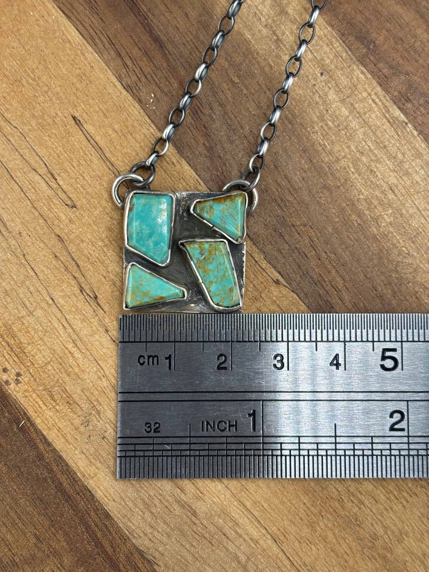Turquoise Necklace #2 by Jude Candeleria, Zuni