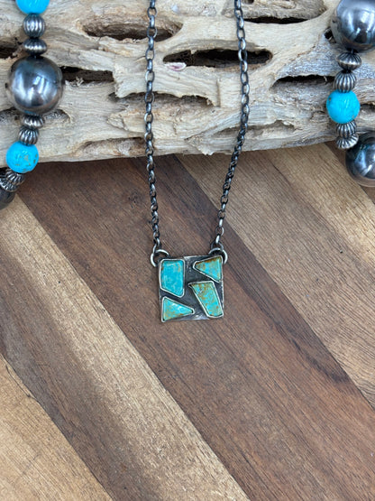 Turquoise Necklace #2 by Jude Candeleria, Zuni