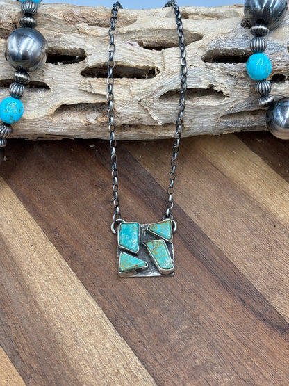 Turquoise Necklace #2 by Jude Candeleria, Zuni