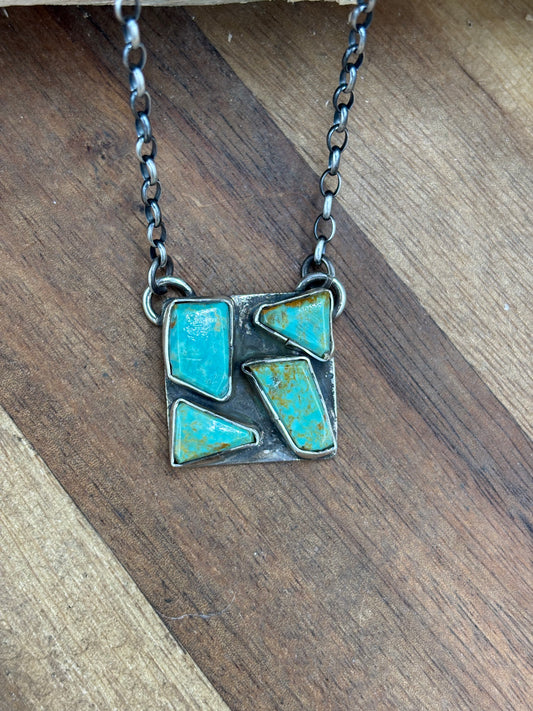 Turquoise Necklace #2 by Jude Candeleria, Zuni