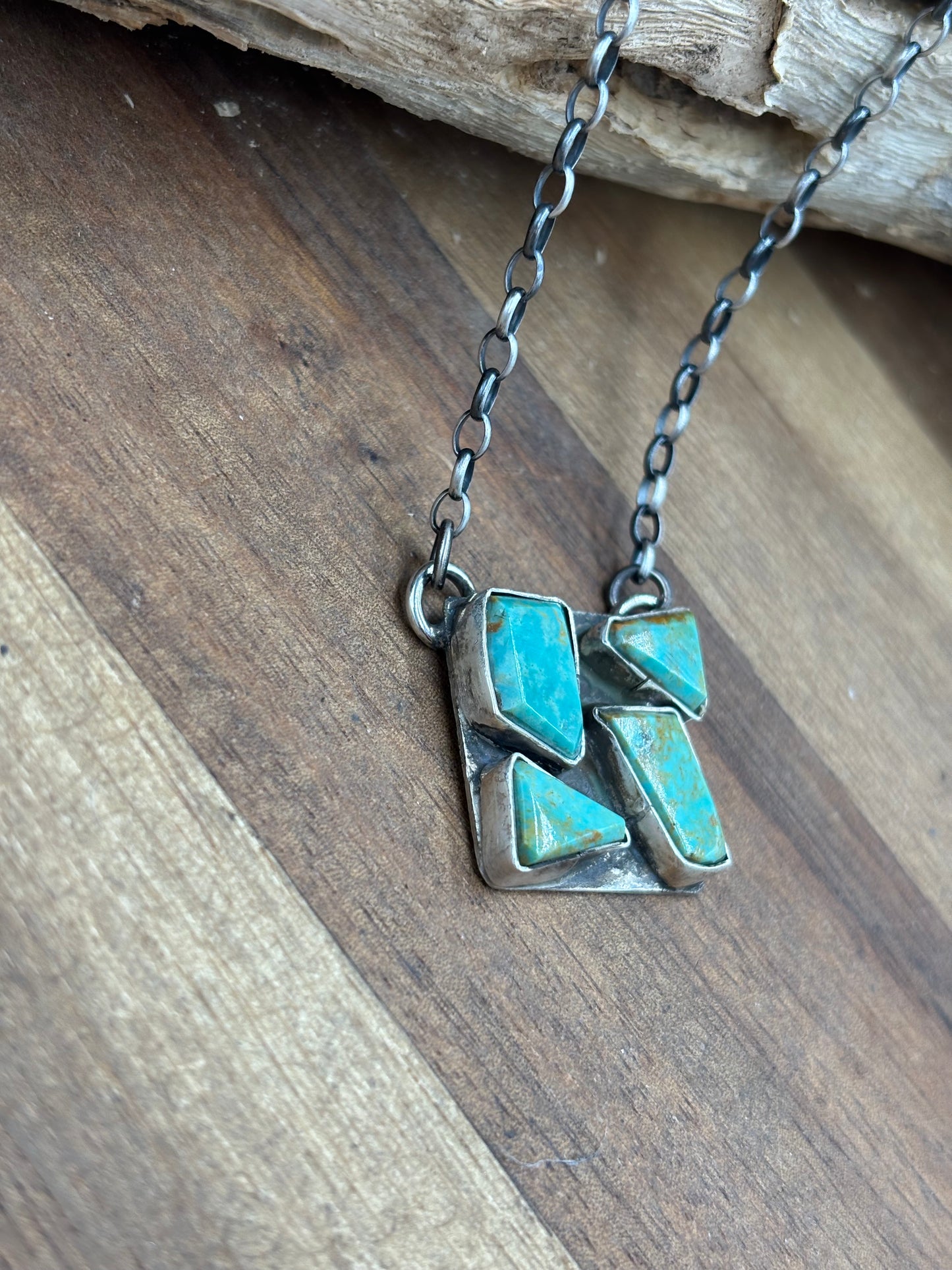 Turquoise Necklace #2 by Jude Candeleria, Zuni