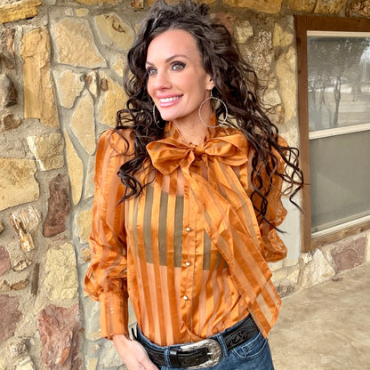 The Golden Prairie Debutante Blouse