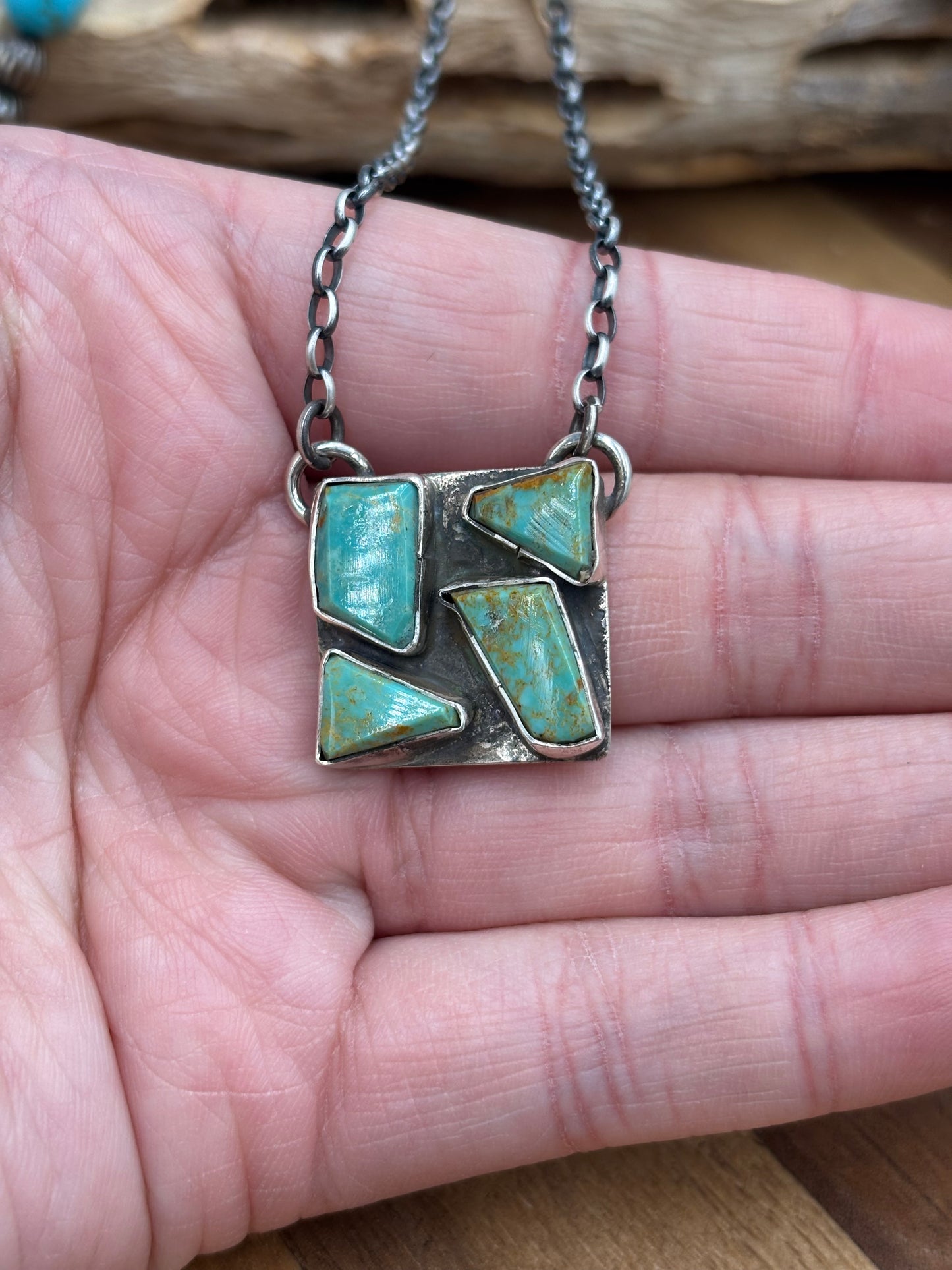 Turquoise Necklace #2 by Jude Candeleria, Zuni