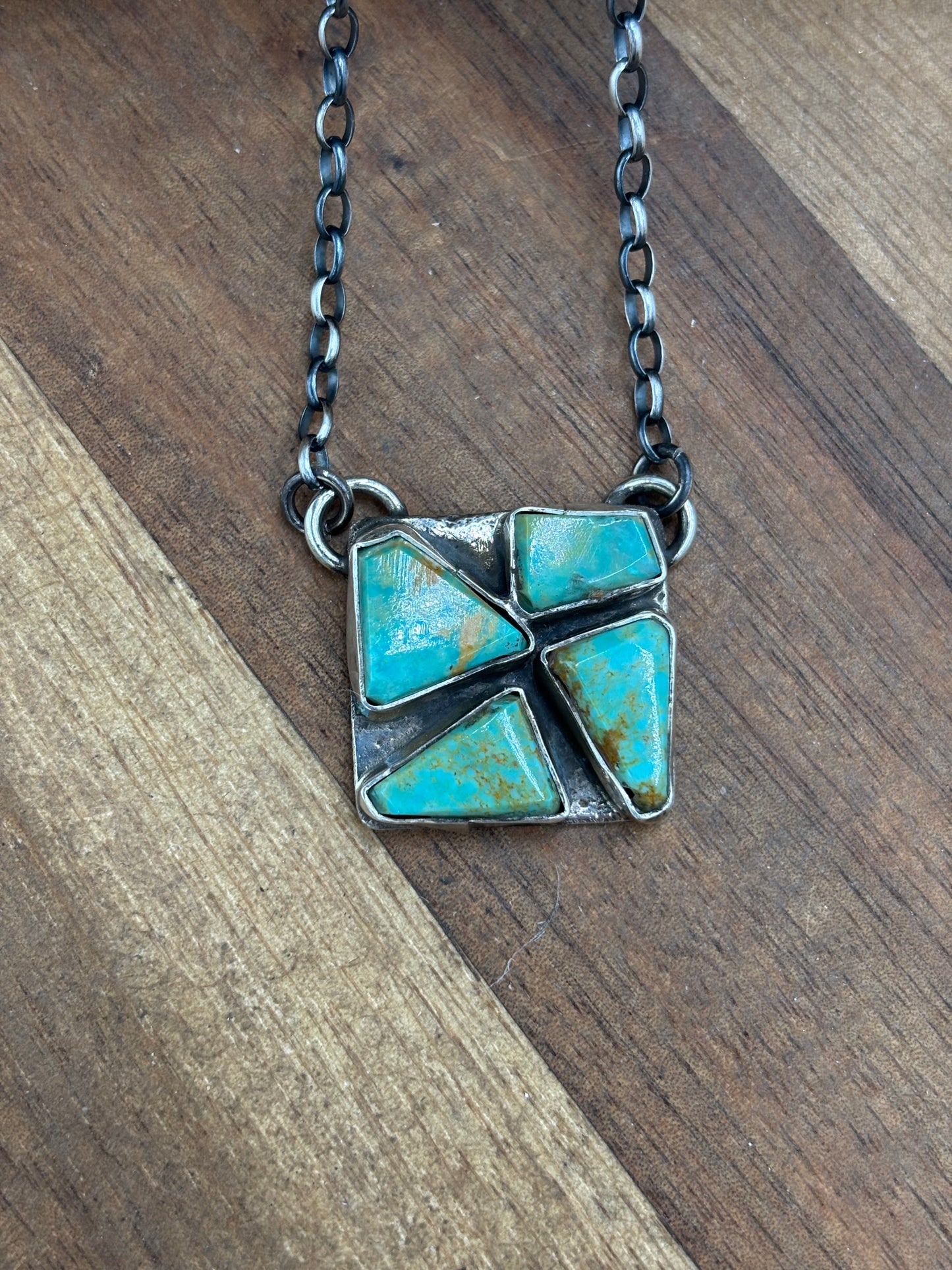 Turquoise Necklace #1 by Jude Candeleria, Zuni